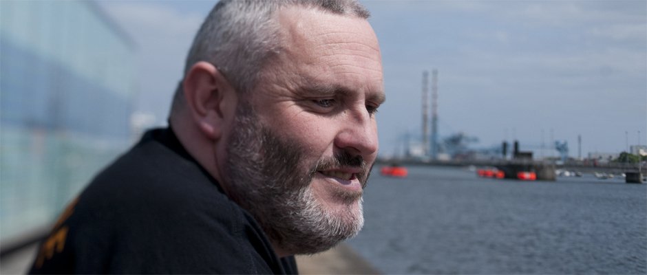 Photo of Irish Pirate Steve Conway of Ross Revenge
