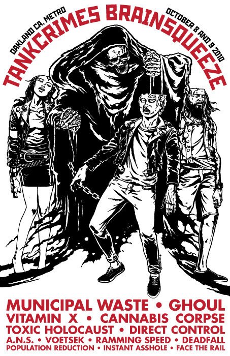 Tankcrimes and Brainsqueeze Labels Team Up for Rad Fest Oct 8 and 9