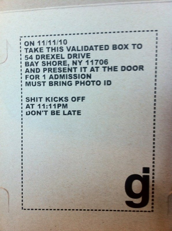 Glassjaw Invitation for Stars Release