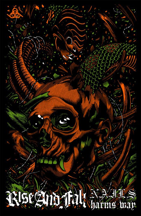 RISE AND FALL-  GREY HEAVENS 2010 EUROPE TOUR