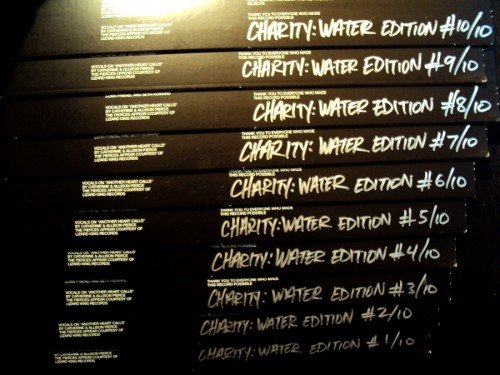 All-American Rejects Charity Water Albums