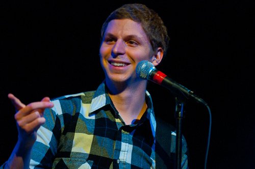 Michael Cera PLaying Bass with Mister Heavenly